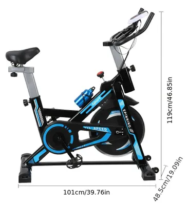 Produktbild von Indoor-Fahrrad - Heimtrainer - Fitnessfahrrad - Trainingsgerät - Ergometer - Kompaktes Design
