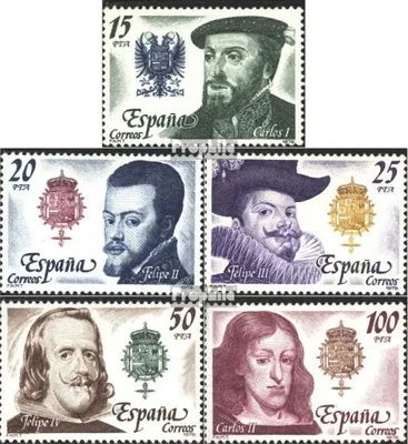 Produktbild von Briefmarken Spanien 1979 Mi 2444-2448 (kompl.Ausg.) postfrisch Spanische Könige