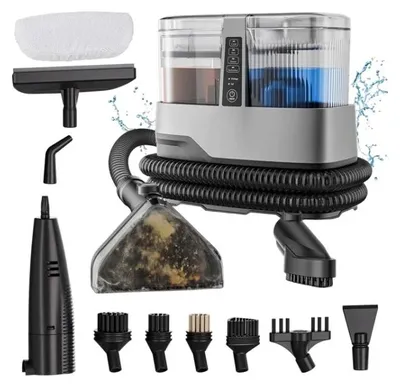 Produktbild von Dampfreiniger für Teppiche - C688 Nass-/Trockensauger - Dampffunktion - 1800 W - 17 kPa Saugkraft - 1100 ml Frischwassertank - 1200 ml Schmutzwassertank