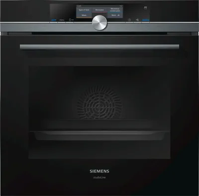 Produktbild von Siemens iQ700 HS858GXB6 Studioline, Medium, Elektrischer Ofen, 71 l, 3600 W, 71 l, Integriert