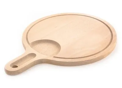 Produktbild von Servierplatte aus Buche, Durchmesser 30 cm