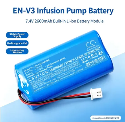 Image de TECHTEK Batterie compatible avec [ENMIND] EN-V3 remplace