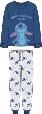 Image de Cerda Group Stitch Langarm-pyjama Blau M Herren Blau M