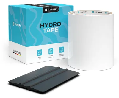 Productafbeelding van Waterdichte reparatietape, zelfklevende afdichtband 10 cm x 150 cm (wit)