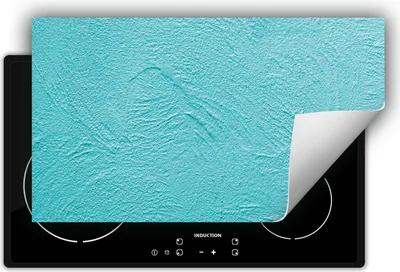 Produktbild von DarHaus Herdabdeckplatte 90x52 cm Anti Rutsch Matte Aufrollbar, türkis - Schiefer