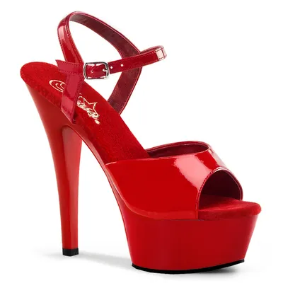 Produktbild von KISS-209 Damen Sandale von Pleaser, Rot , EU 36, US 6