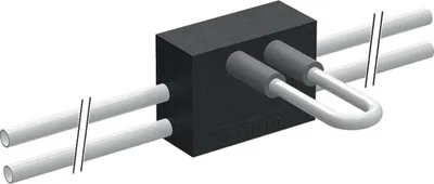 Produktbild von Geberit GE FlowFit Anschlussbox, Typ T, d20 x 16 x 20 mm, 1 Stk.