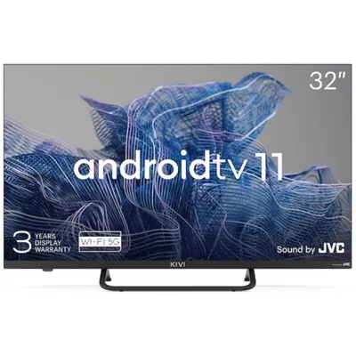 Produktbild von KIVI 32F750NB Android Smart TV, WLAN, Bluetooth, JVC Lautsprecher, Hbb TV, Sprachsteuerung, 3x HDMI, 2x USB