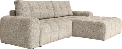 Produktbild von home24 Ecksofa mit Schlaffunktion - Strukturstoff