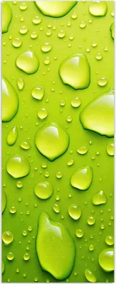 Produktbild von Glasbild 60x150cm in XXL für Wohnzimmer, Schlafzimmer Motiv Wassertropfen