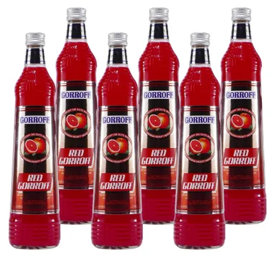 Produktbild von Gorroff Red Likör mit Wodka (6 x 0,7L)