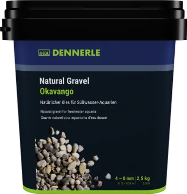 Produktbild von Dennerle Natural Gravel Okavango, 4 - 8 mm, 2,5 kg