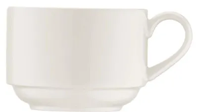 Productafbeelding van Banquet Cream espressokop 21cl, stapelbaar - 6 stuks