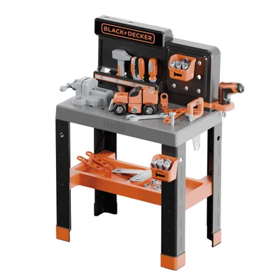 Produktbild von Smoby Black+Decker Pro Spielzeug-Werkbank für Kinder ab 3 Jahren