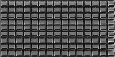 Image de Panneau mural pour outils - Kit de panneaux perforés - 156 x 78 cm - 135 pièces - Avec boîtes de rangement - Pour atelier et garage