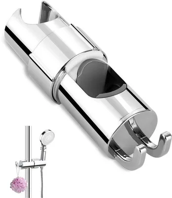 Obrázek produktu pro Nastavitelný držák ruční sprchy 16–27 mm, otočný o 360°, ABS, chrom