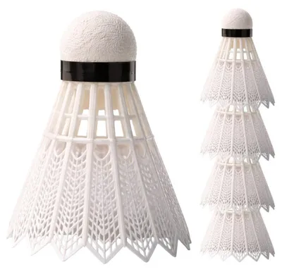 Obrázok produktu pre Verk 14714 Badmintonové loptičky, nylon, sada 5 ks, biele