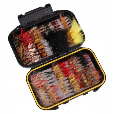 Obrázek produktu pro FLYER RUBBER FLYER SALMON BROUGHT FLYER Nymphs Mayflies KIT 120ks LURE XXL