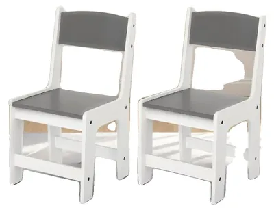 Zdjęcie produktu dla Krzesełko dla dzieci, wymiary 30 x 28 x 55 cm, wysokość siedziska 27 cm, głębokość siedziska 25 cm, nośność do 80 kg, dla dzieci od 2. roku życia