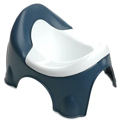 Image de THERMOBABY - Pot Ideo - Pot pour enfants - Pot de propreté avec cuvette amovible - pratique - confortable - dès 18 mois - fabriqué en France - Bleu nuit