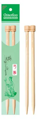 Bambus-Stricknadel Einzelspitze 23 cm 5,00 mm natur 1 Stück