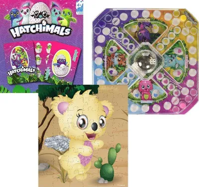 Zdjęcie produktu dla Hatchimals SPIN Zestaw 3 - Odkryj magię niesamowitych zwierzątek w każdym jajku!
