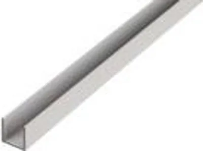 Produktbild von Alberts U-Profil Aluminium, natur 2000 x 25 x 25 mm