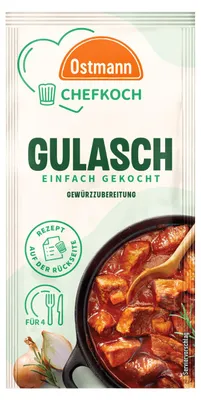 Obrázek produktu pro Přípravek na gulášové koření Ostmann Chef's pikantně-kořeněný 12g