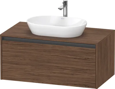 Produktbild von Duravit Ketho.2 Wastafelonderkast 100x55x45,9 cm Mat Noten (donker)