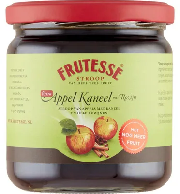 Produktbild von Frutesse Extra Apfel-Zimt-Rosinen Aufstrich 450g – Fruchtiger Brotaufstrich