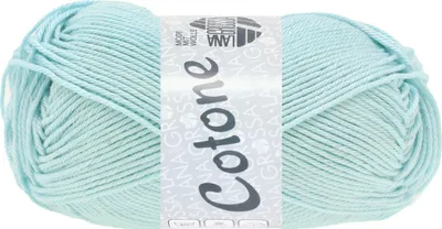 Produktbild von Lana Grossa COTONE 50 g vielseitiges Baumwoll-Basicgarn 125 m Farbe 126 - Eisblau
