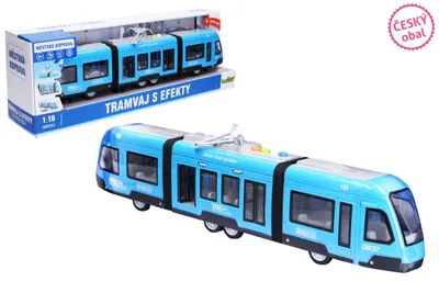 Produktbild von Straßenbahn mit Effekten 44 cm – tschechische Verpackung