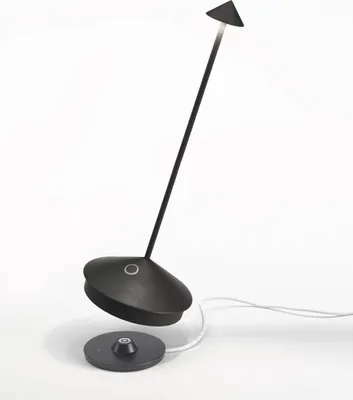 Obrázek produktu pro Zafferano Stolní lampa na baterie Pina Pro Black 290mm
