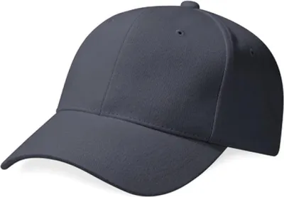 Image de Beechfield B65 | Pro-Style Heavy Brushed Coton Cap / Casquette / Bonnet / Chapeau - Couleur : Graphite Grey - Taille : One Size
