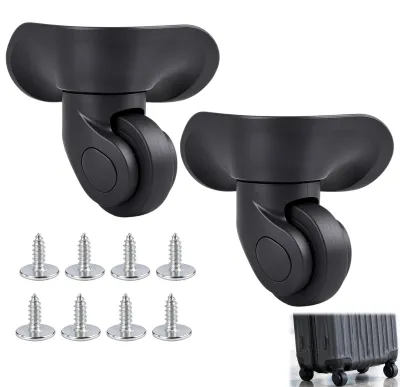 Obrázek produktu pro 2 kusy náhradních koleček pro kufr, otočná o 360 stupňů