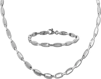 Produktbild von SilberDream Schmuck-Set Collier Armband 925 ECHT Silber Design Damen SDS469J