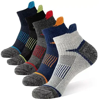 Produktbild von 5 Paar Sportsocken 38-44 Damen Herren atmungsaktiv elastisch Freizeit Alltag, A0623