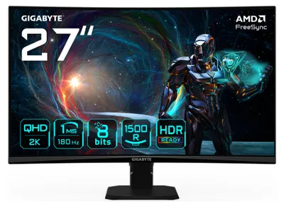 Obrázok produktu pre Gigabyte 27" monitor GS27QCA VA QHD 180Hz 2xHDMI DP