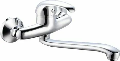 Immagine prodotto di ROUSSEAU Miscelatore da cucina Mambo - Senza doccia con doccetta - Grigio cromo