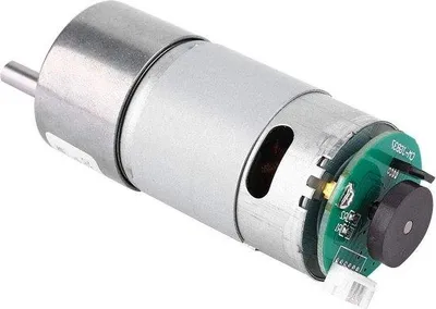 Zdjęcie produktu dla Silnik 12 V o dużym momencie obrotowym z enkoderem – mimośrodowy wał wyjściowy o średnicy 37 mm