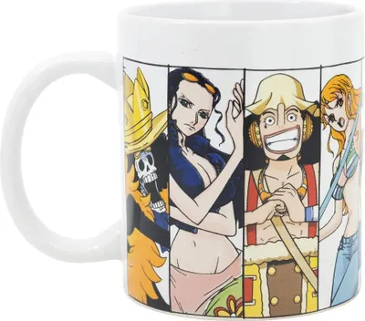 Produktbild von Anime One Piece Ruffy Crew Teetasse Tasse Kaffeetasse Geschenkidee 325 ml