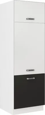 Produktbild von Küchen Gerätehochschrank 60 cm für das Modell „Omega 240 Schwarz + Weiss“