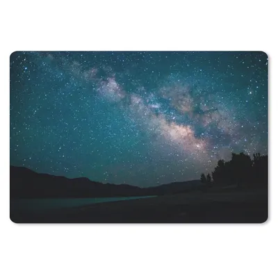 Produktbild von MuchoWow® Schreibtischunterlage Sterne - Planeten - Galaxie - Jungen - Mädchen - Kinder 60x40 cm - XXL Mauspad - Großes Mauspad