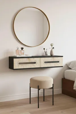Produktbild von Skye Decor, Hochwertiger Dresser (Parent Code) - Anthrazit & Travertin, 120 cm
