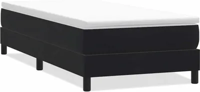 Produktbild von vidaXL Boxspringbett ohne Matratze Schwarz 80x210 cm Samt