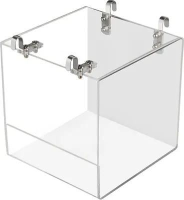 Produktbild von Acrylvogel -Badewanne Badewanne Duschbox Schüssel mit Haken Käfigzubehör für Vögel Papageien