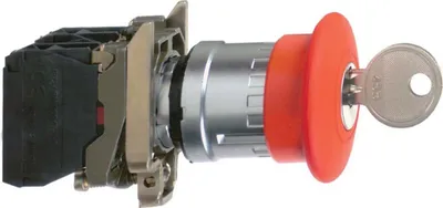 Zdjęcie produktu dla Schneider Electric XB4, Przycisk, IP66, IK03, 40 mm, 104 mm, 47 mm