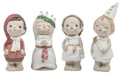 Obrázek produktu pro Nääsgrändsgarden Lucia Kinder klein, 4-tlg. H.6 - 8 cm 9020-1