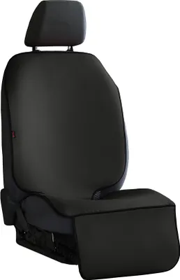 Produktbild von Schwarze Ledermatte unter dem Sitz