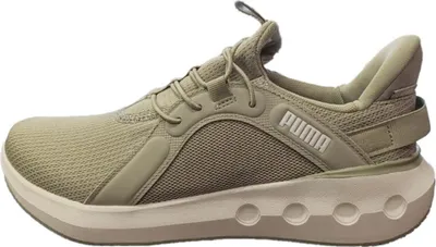 A side view of a single Puma shoe.